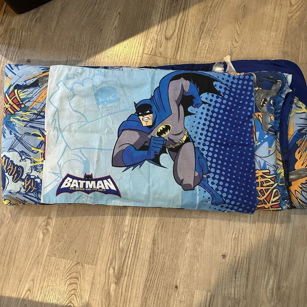 Batman The Brave And The Bold Comforter Pillowcase - Batman bedding kids 74x84